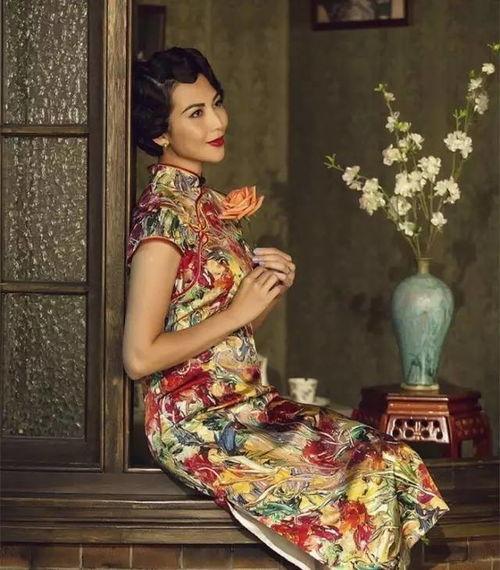 穿旗袍的明星妈妈,旗袍妈妈的优雅风采